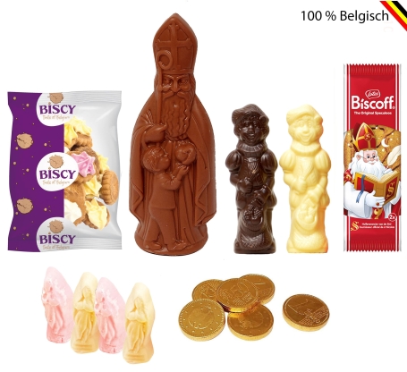 Belgische chocolade en snoep als geschenk voor Sinterklaas