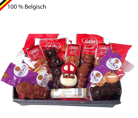 Belgische chocolade en snoep als Sintpakket in 2024